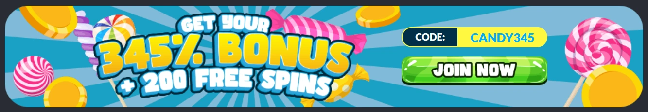A Big Candy Casino bonus promotion banner